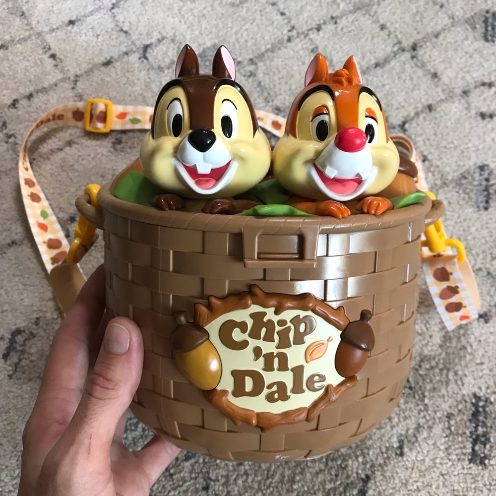 Tokyo Disney Chip N Dale Popcorn Bucket